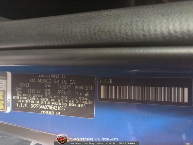 2022 Kia Forte GT-Line