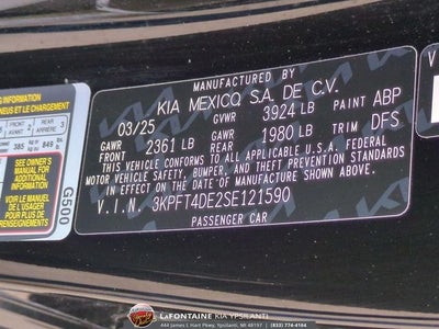 2025 Kia K4 LXS