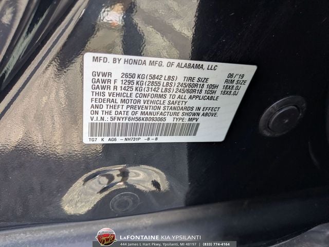 2019 Honda Pilot EX-L
