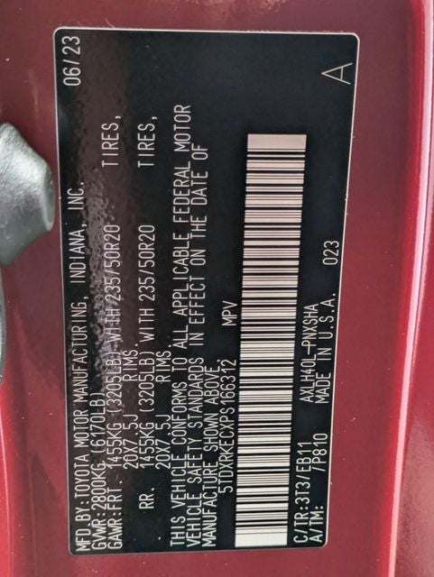 2023 Toyota Sienna XSE 7 Passenger