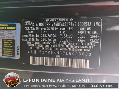 2020 Kia Telluride S