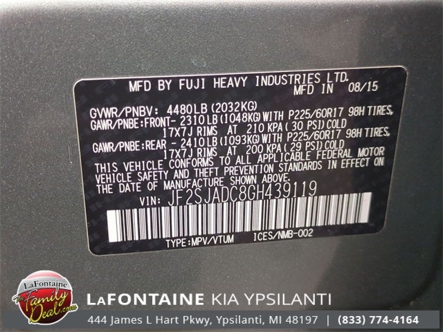 2016 Subaru Forester 2.5i Premium