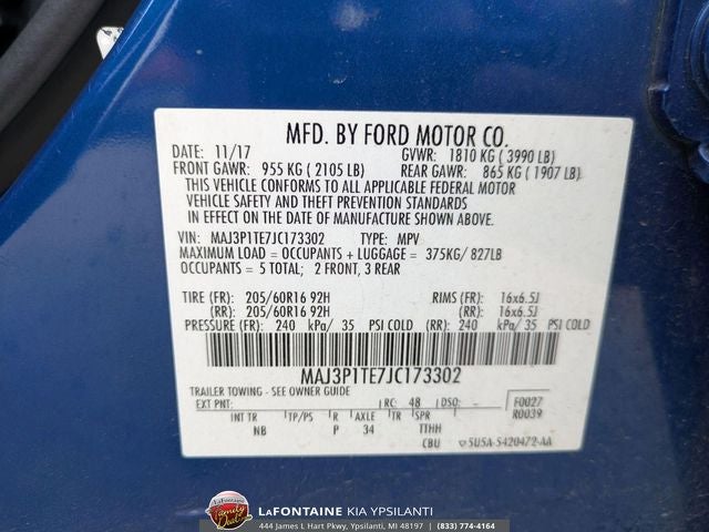 2018 Ford EcoSport SE