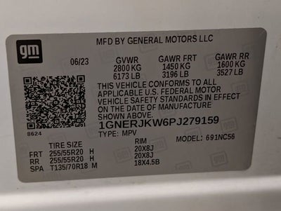 2023 Chevrolet Traverse RS