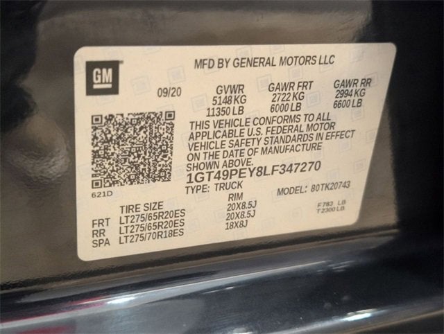 2020 GMC Sierra 2500 HD AT4