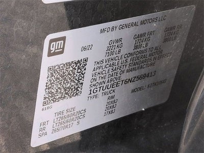 2022 GMC Sierra 1500 AT4