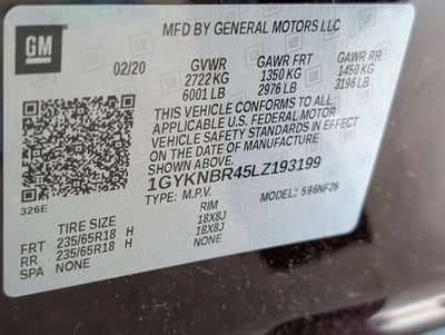 2020 Cadillac XT5 Luxury AWD