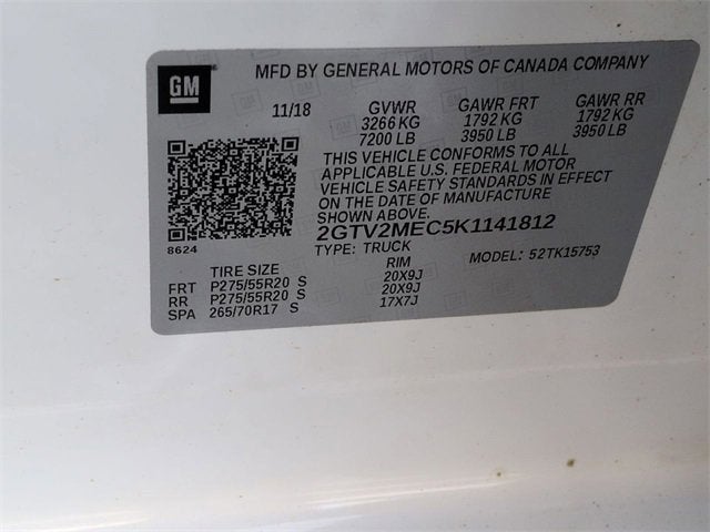 2019 GMC Sierra 1500 Limited SLE