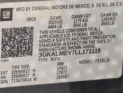 2020 GMC Terrain SLE