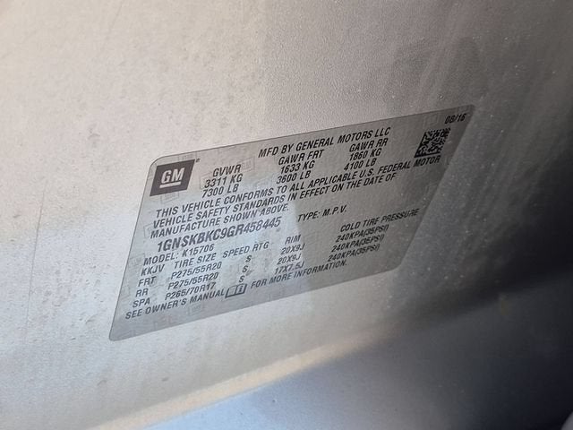 2016 Chevrolet Tahoe LT