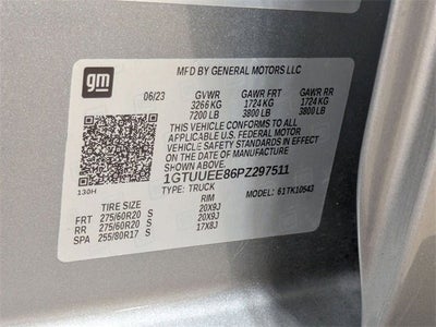 2023 GMC Sierra 1500 AT4