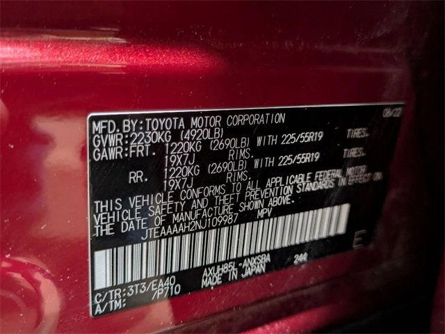 2022 Toyota Venza Limited