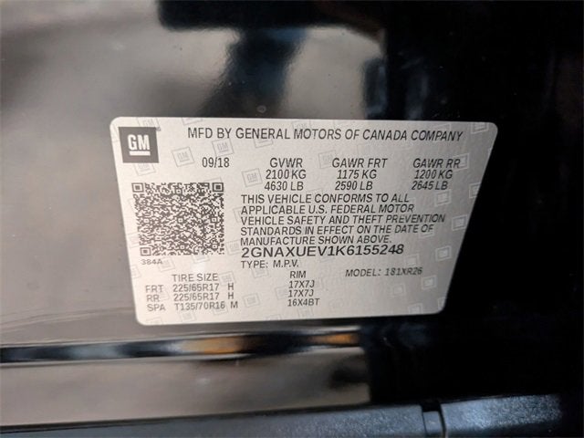 2019 Chevrolet Equinox LT