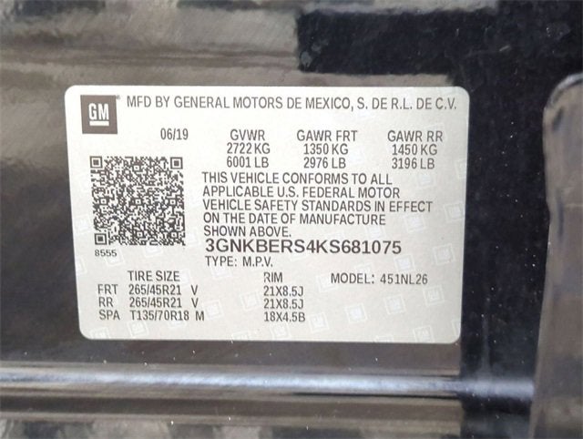 2019 Chevrolet Blazer RS