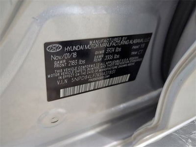 2019 Hyundai Elantra SEL