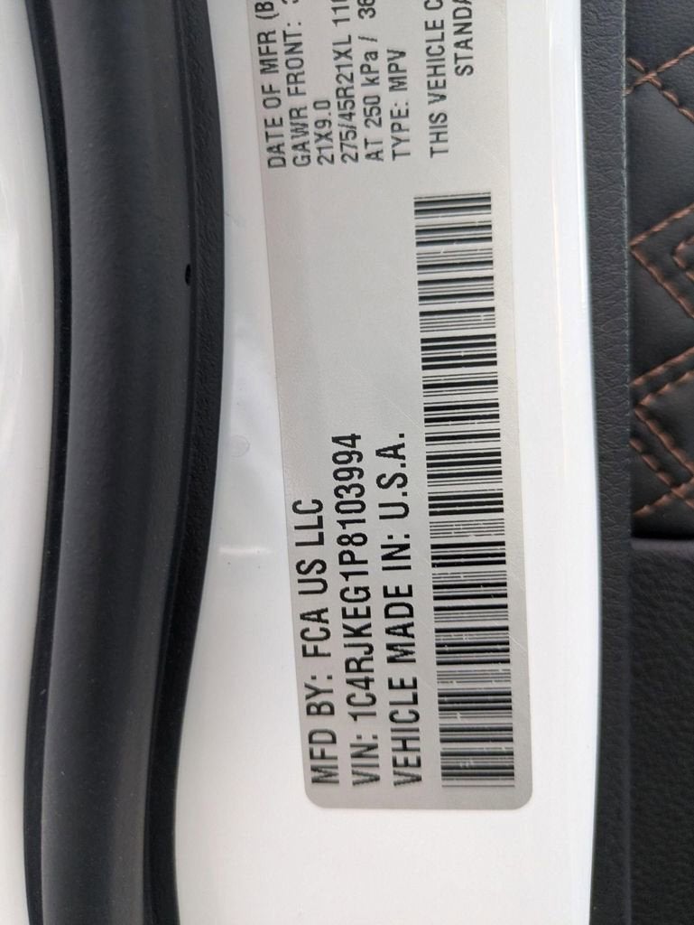 2023 Jeep Grand Cherokee L Summit 4x4