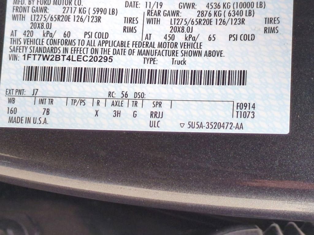 2020 Ford Super Duty F-250 SRW XL