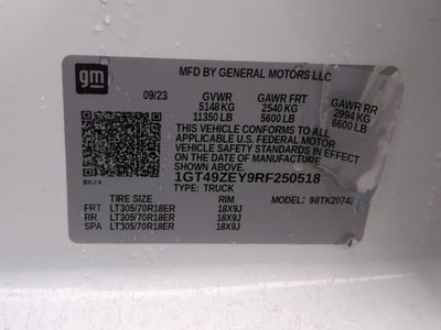 2024 GMC Sierra 2500 HD AT4X