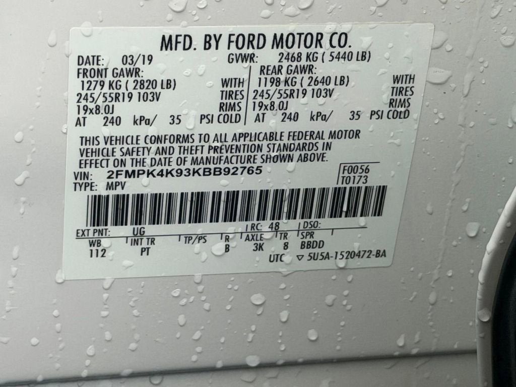 2019 Ford Edge Titanium