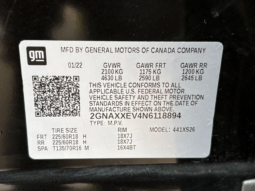 2022 Chevrolet Equinox Premier