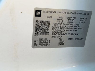 2018 Chevrolet Silverado 1500 LT