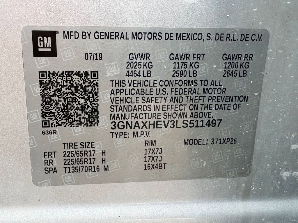 2020 Chevrolet Equinox LS