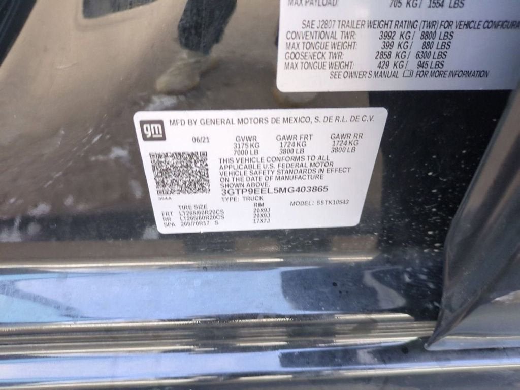 2021 GMC Sierra 1500 AT4