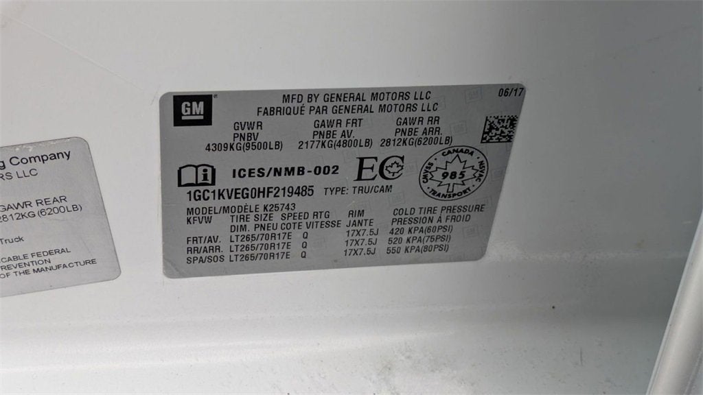 2017 Chevrolet Silverado 2500 HD LT