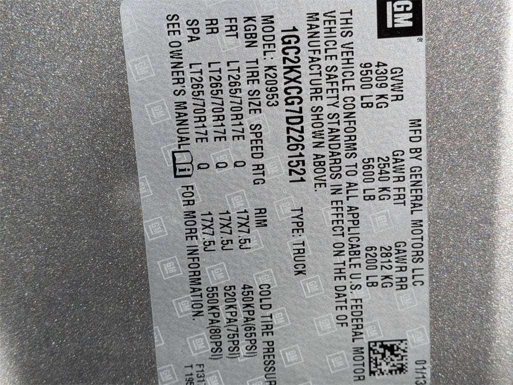 2013 Chevrolet Silverado 2500 HD LT