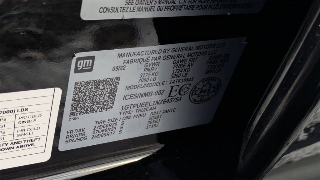 2022 GMC Sierra 1500 AT4