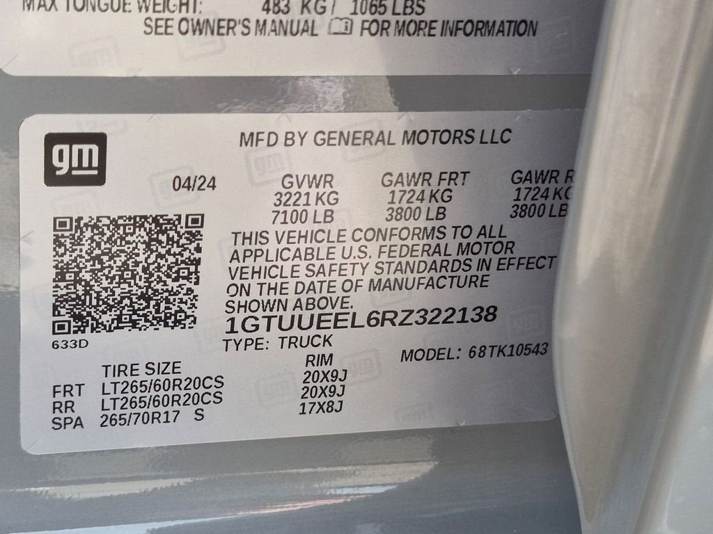 2024 GMC Sierra 1500 AT4