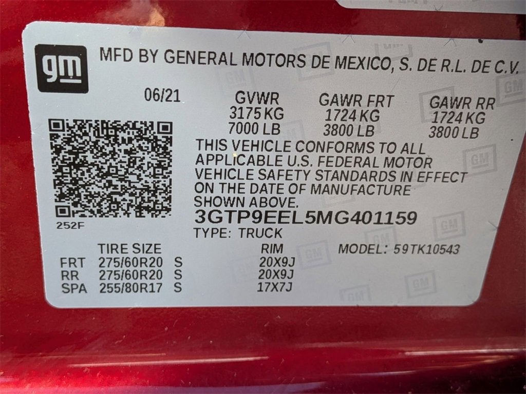 2021 GMC Sierra 1500 AT4