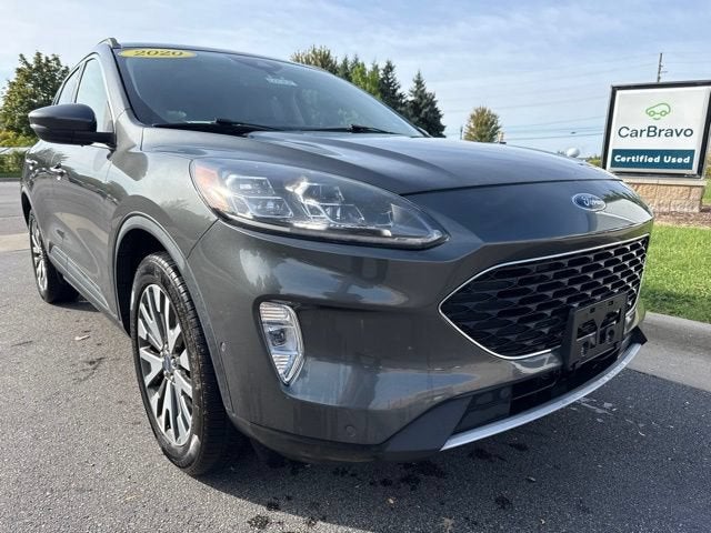 Used 2020 Ford Escape Titanium with VIN 1FMCU9J93LUA63119 for sale in Dexter, MI