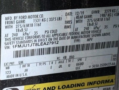 2020 Ford Expedition XLT
