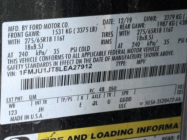 2020 Ford Expedition XLT
