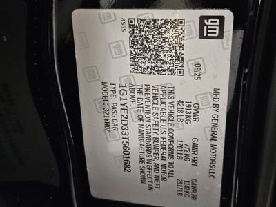 2026 Chevrolet Corvette Z06 2LZ