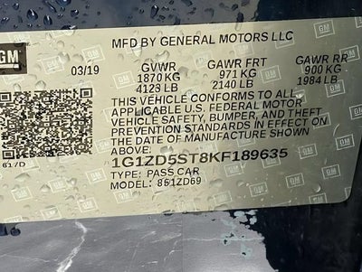 2019 Chevrolet Malibu LT