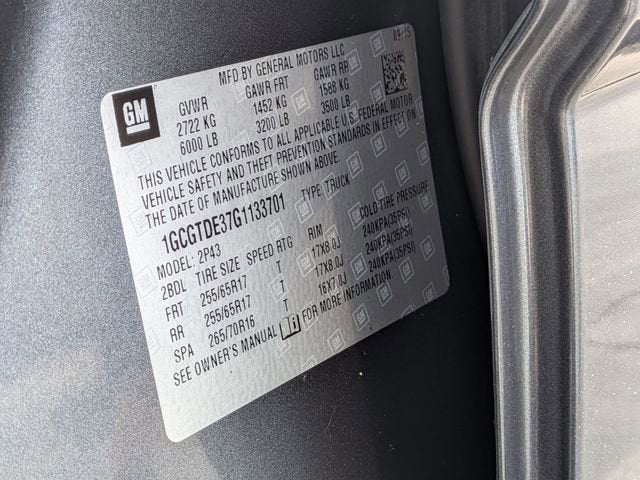 2016 Chevrolet Colorado 4WD Z71