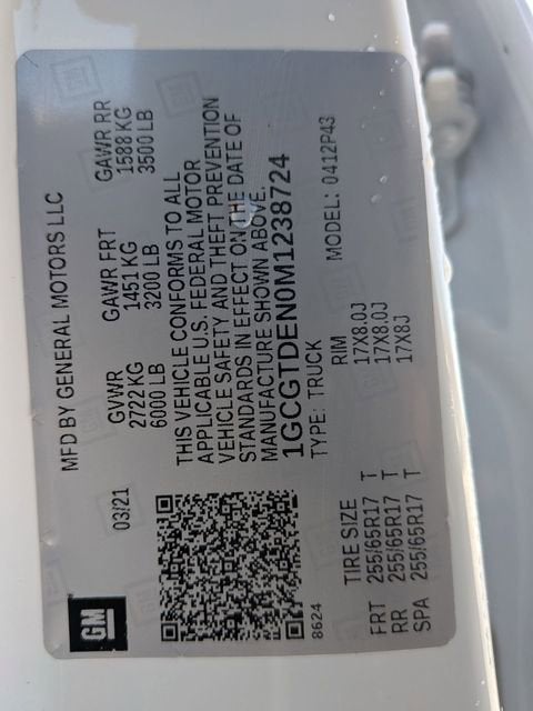 2021 Chevrolet Colorado Z71