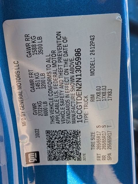 2022 Chevrolet Colorado Z71