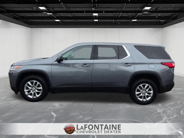 Used 2020 Chevrolet Traverse LS with VIN 1GNEVFKW8LJ315615 for sale in Dexter, MI