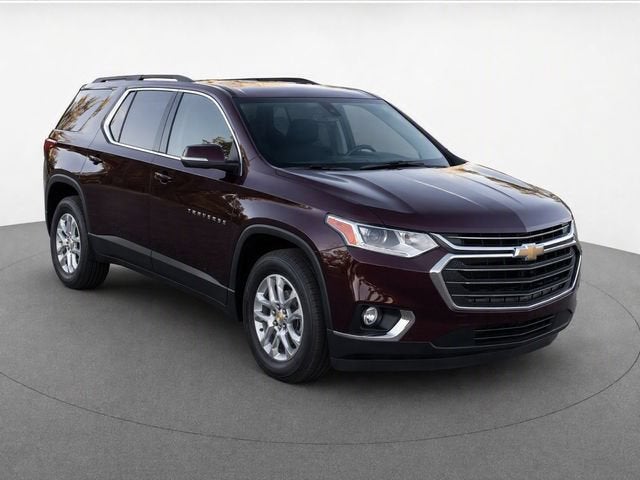 Used 2021 Chevrolet Traverse 1LT with VIN 1GNEVGKW9MJ145787 for sale in Dexter, MI
