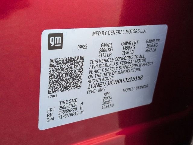 2023 Chevrolet Traverse RS