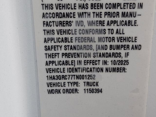 2026 Chevrolet Express Cutaway 3500 1WT