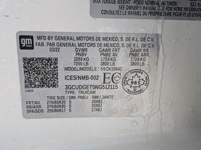 2022 Chevrolet Silverado 1500 LTZ