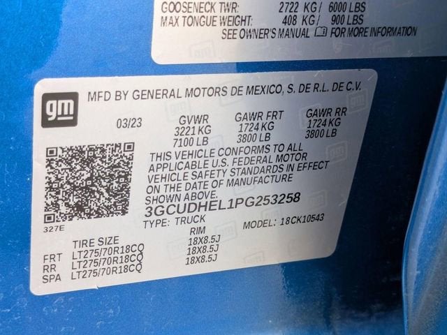 2023 Chevrolet Silverado 1500 ZR2