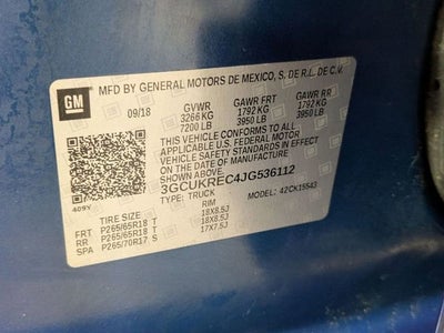 2018 Chevrolet Silverado 1500 LT