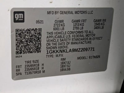 2021 GMC Acadia SLE