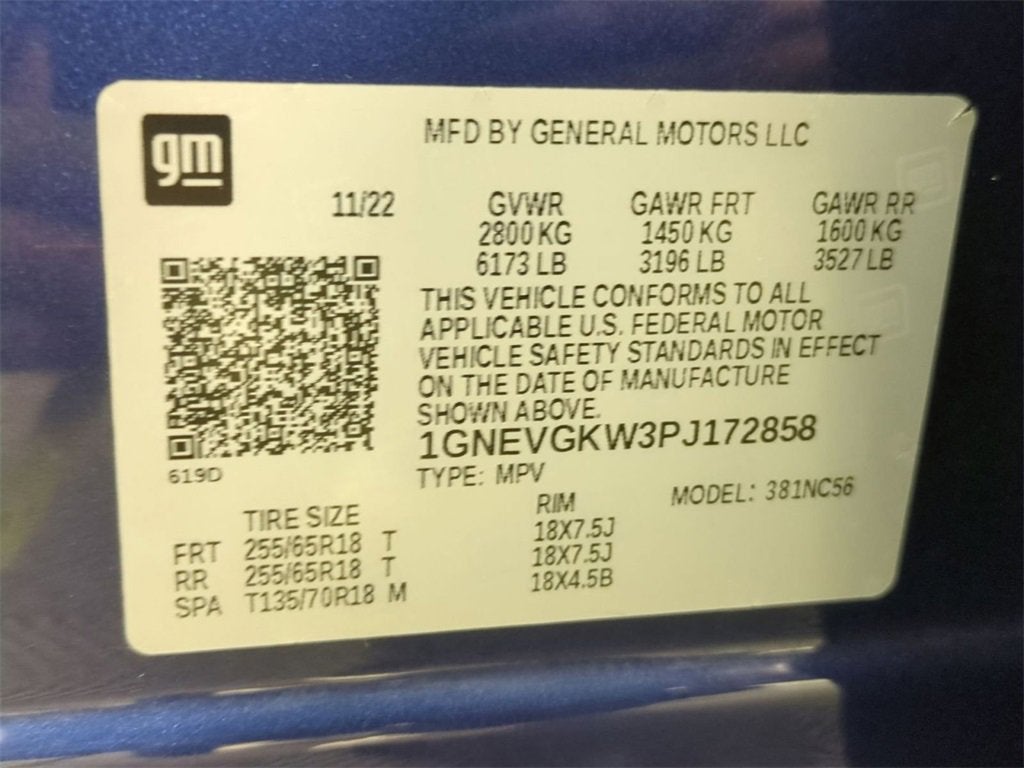 2023 Chevrolet Traverse LT Cloth