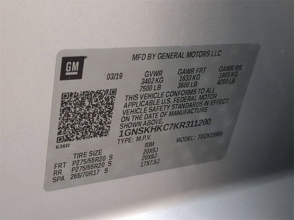 2019 Chevrolet Suburban LT